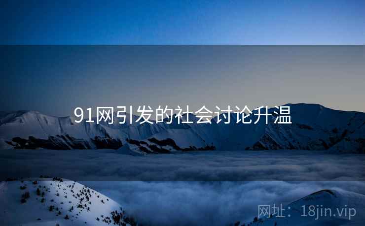 91网引发的社会讨论升温