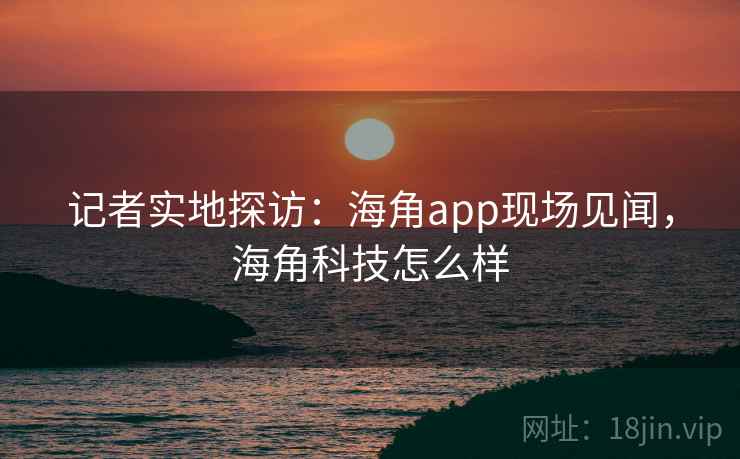 记者实地探访：海角app现场见闻，海角科技怎么样